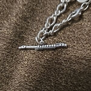 James Avery Silver Flute Charm